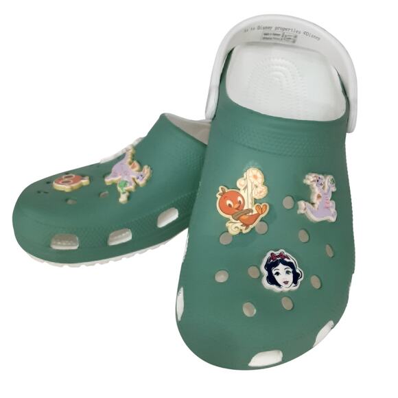 Disney Crocs Flower & Garden Clogs 2023 Snow White Figment Orange Bird Sz 9 - Picture 5 of 9